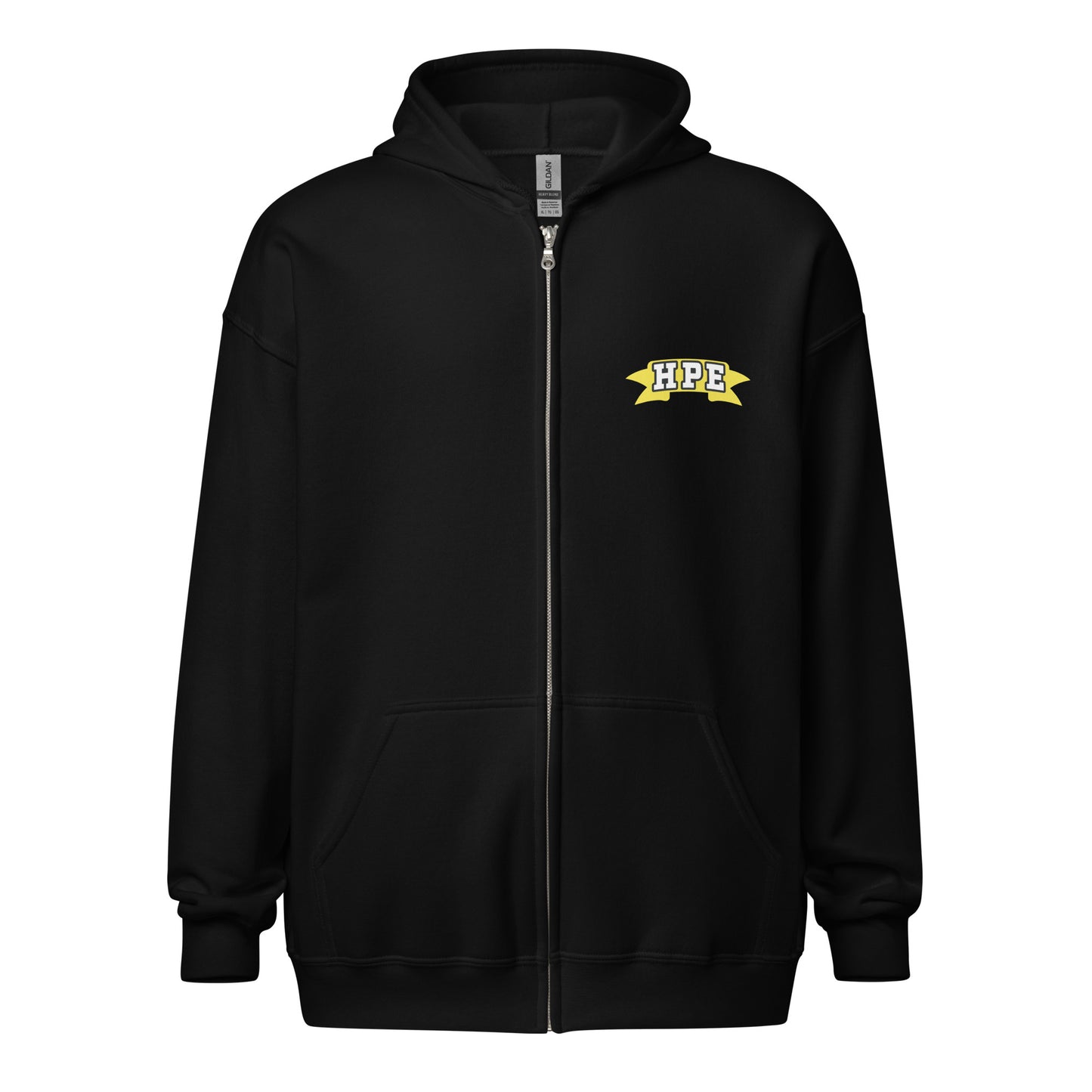 Hoodie Zip ADULT Front & Back Print (click for more colors)