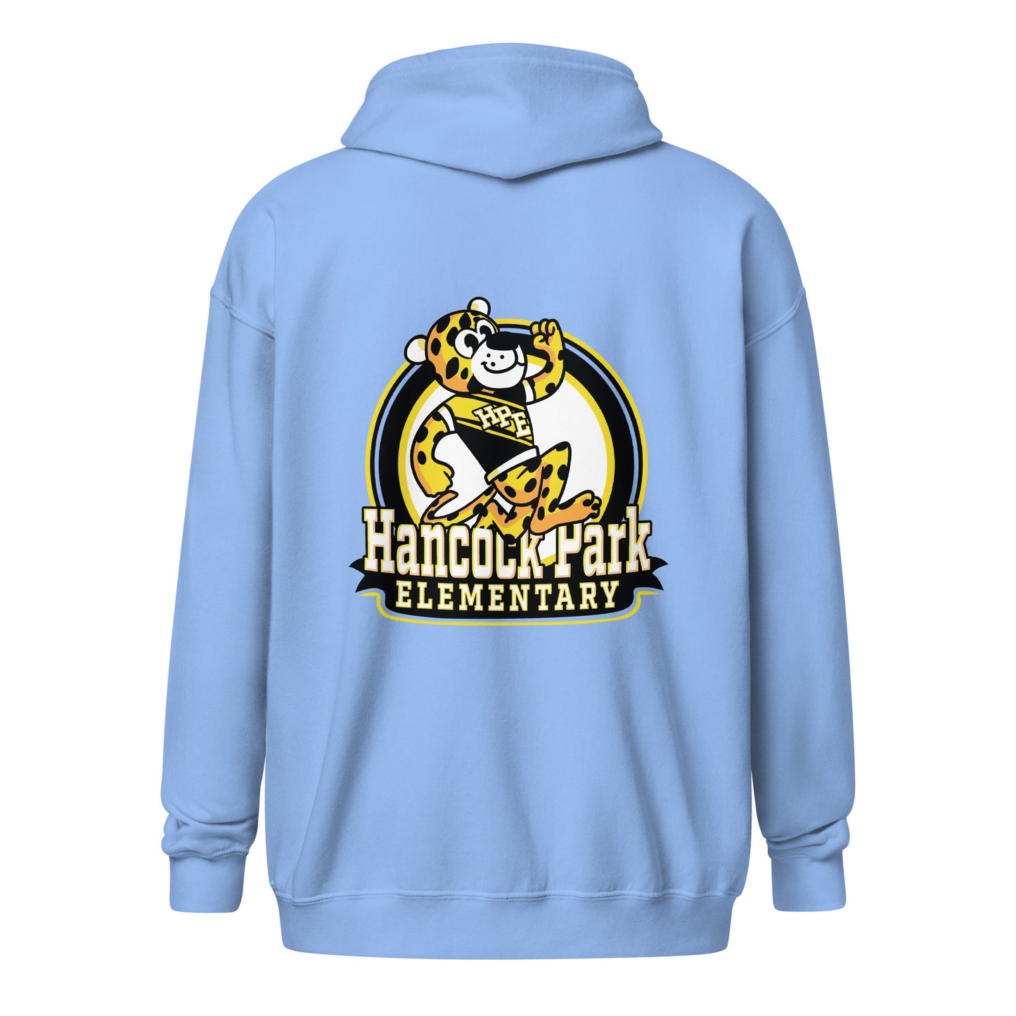 Hoodie Zip ADULT Front & Back Print (click for more colors)