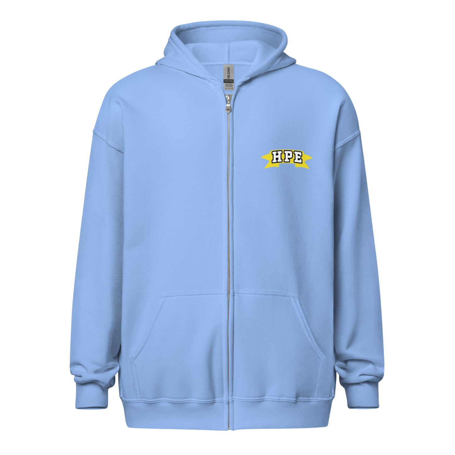 Hoodie Zip ADULT Front & Back Print (click for more colors)