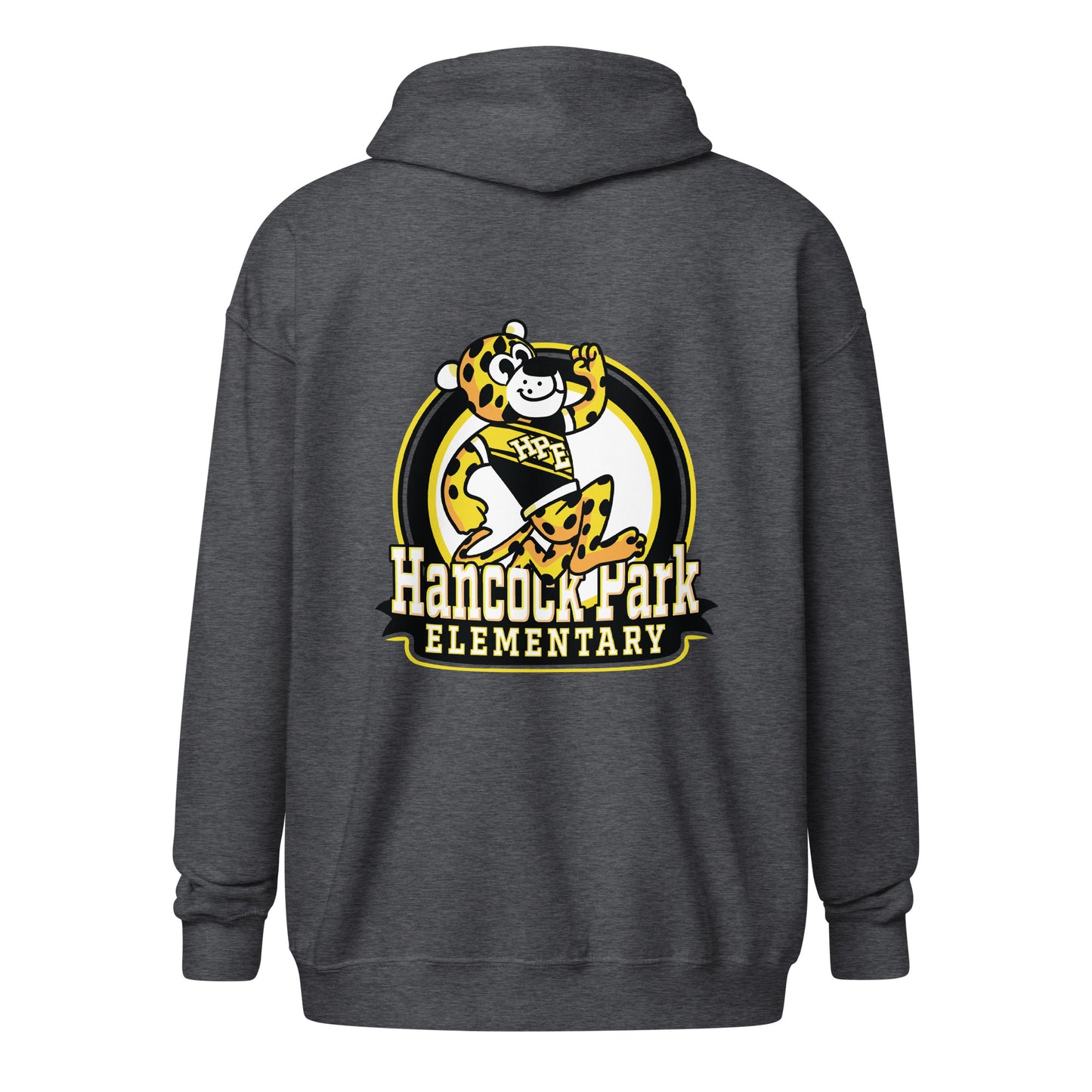 Hoodie Zip ADULT Front & Back Print (click for more colors)