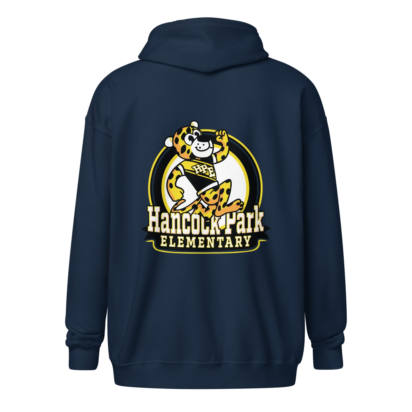 Hoodie Zip ADULT Front & Back Print (click for more colors)