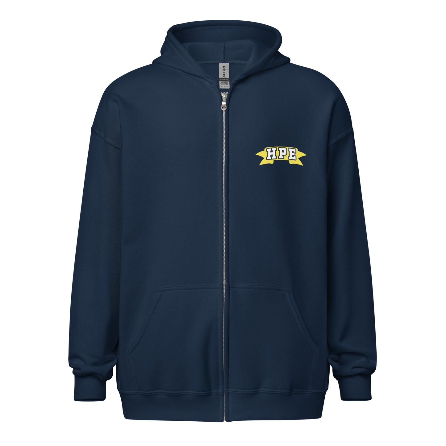 Hoodie Zip ADULT Front & Back Print (click for more colors)