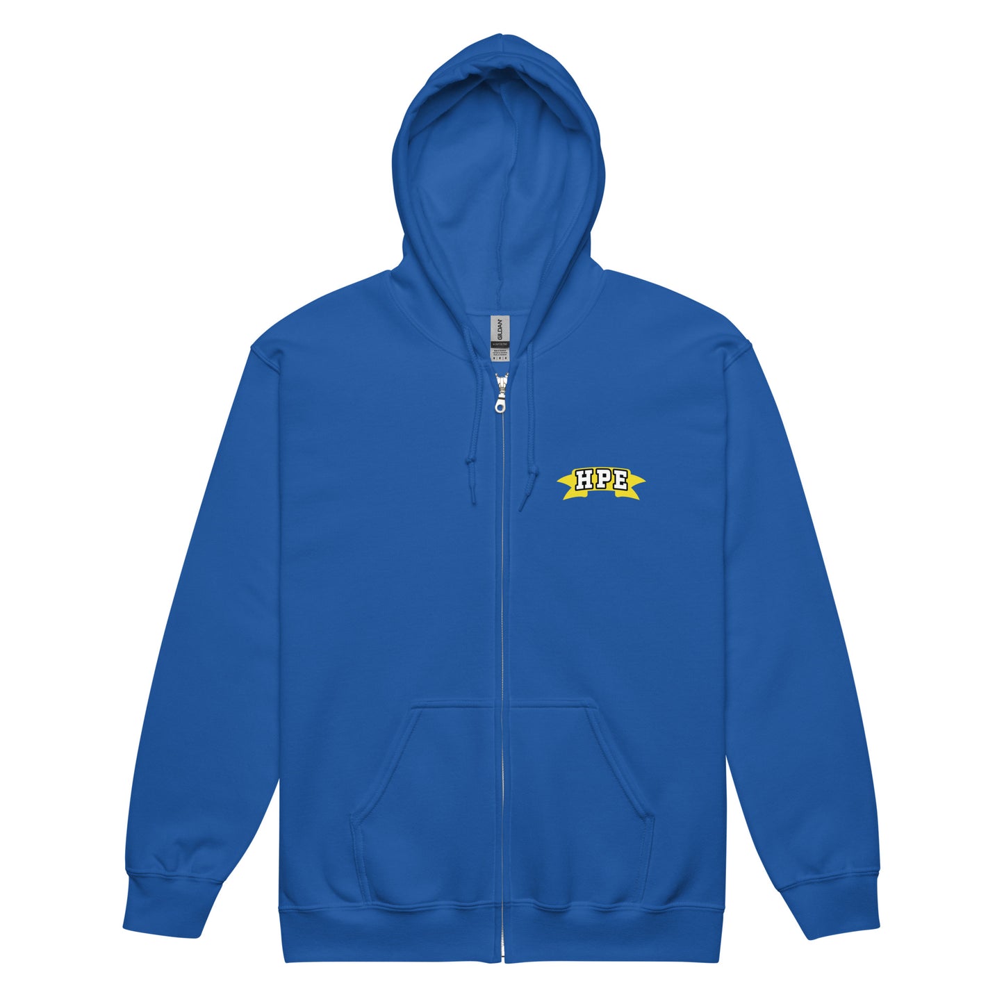 Hoodie Zip ADULT Front & Back Print (click for more colors)