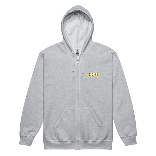 Hoodie Zip ADULT Front & Back Print (click for more colors)