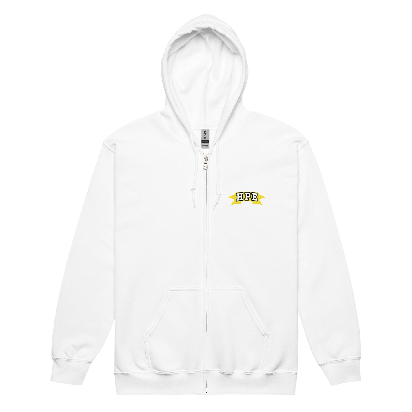 Hoodie Zip ADULT Front & Back Print (click for more colors)